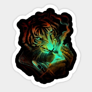 Tiger Light Sticker